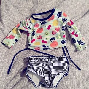 Ruffle Butts swim suit like new, 18-24 months
